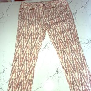 Free people printed capris
